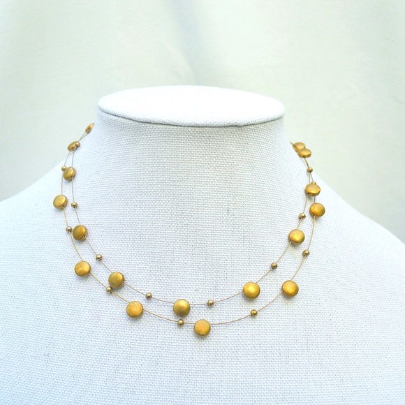 Nine West Beaded Choker Necklace - Picture 1 of 2